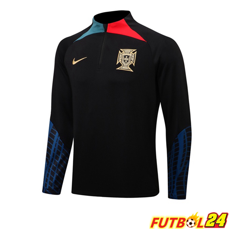 Sudadera De Entrenamiento Portugal Negro 2022/2023