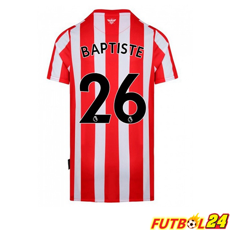 Camisetas De Futbol Brentford FC (BAPTISTE 26) Primera Rojo Blanco 2022/2023