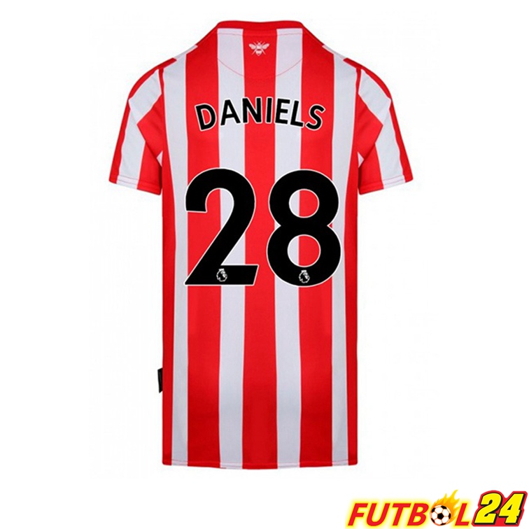 Camisetas De Futbol Brentford FC (BIDSTRUP 28) Primera Rojo Blanco 2022/2023