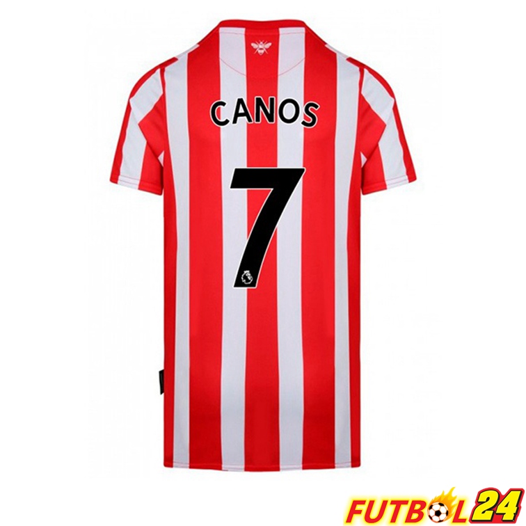 Camisetas De Futbol Brentford FC (CANOS 7) Primera Rojo Blanco 2022/2023