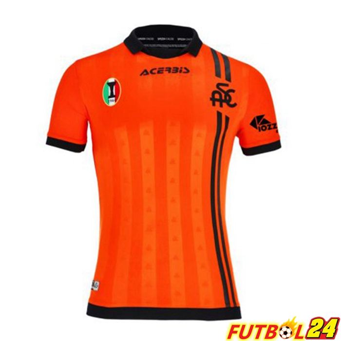 Camiseta Futbol Spezia Calcio Tercero Naranja 21/22