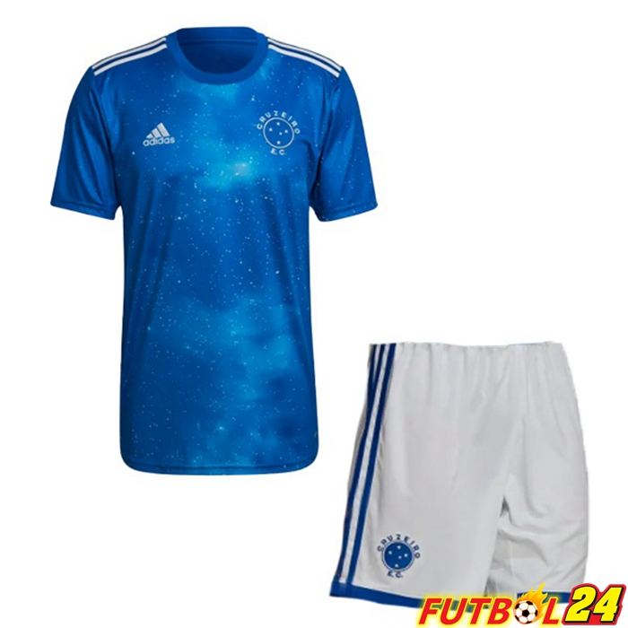 Primera Camiseta Cruzeiro EC Niño Azul 2022/2023