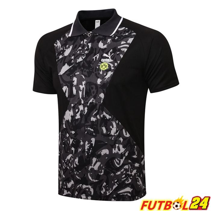 Camiseta Polo Dormund Negro 2021 2022