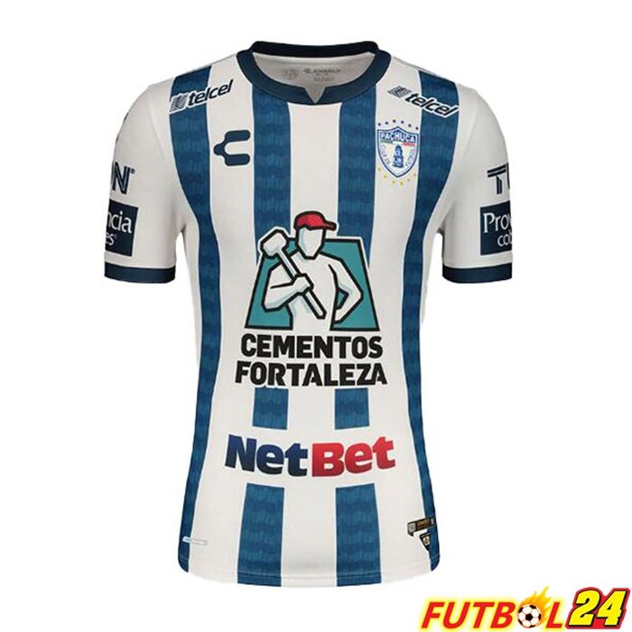 Camiseta CF Pachuca Titular Blanca Azul 2021/22