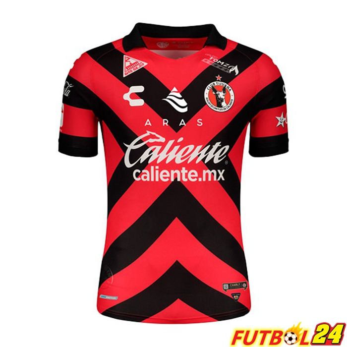 Camiseta Tijuana Titular Rojo Negro 2021/22