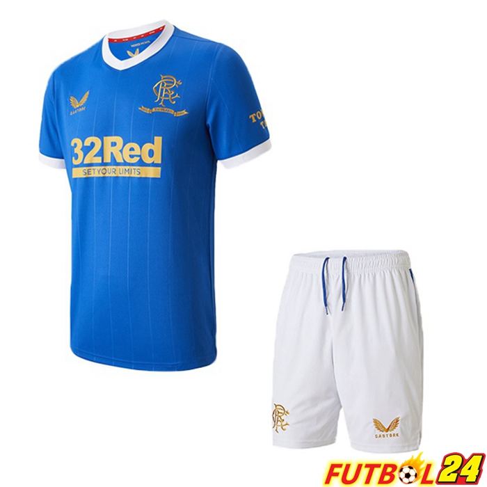 Camiseta Rangers FC Niños Titular 2021/22