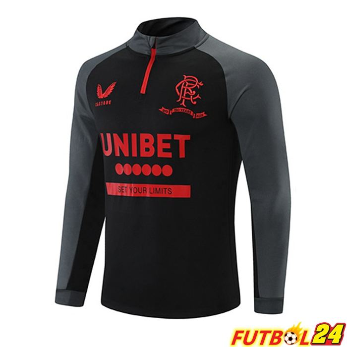 Sudadera Entrenamiento Rangers FC Negro 2021/2022