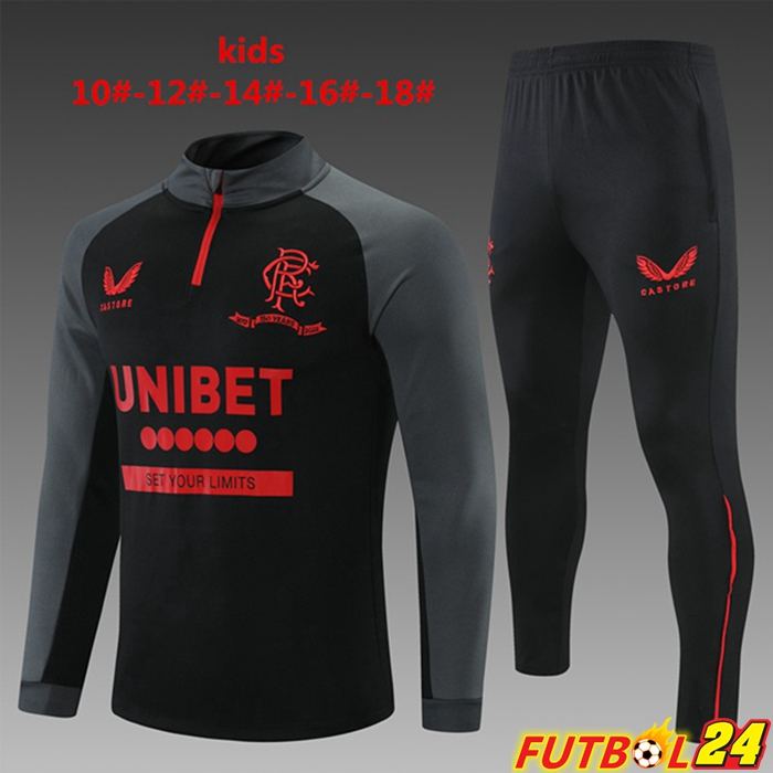 Chandal Niño Rangers FC Negro 2021/2022