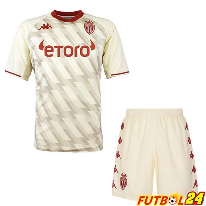 Camiseta Futbol AS Monaco Niños Tercero 21/22