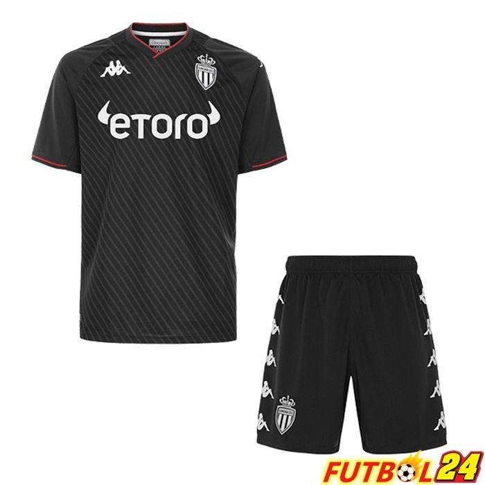 Camiseta Futbol AS Monaco Niños Alternativo 21/22