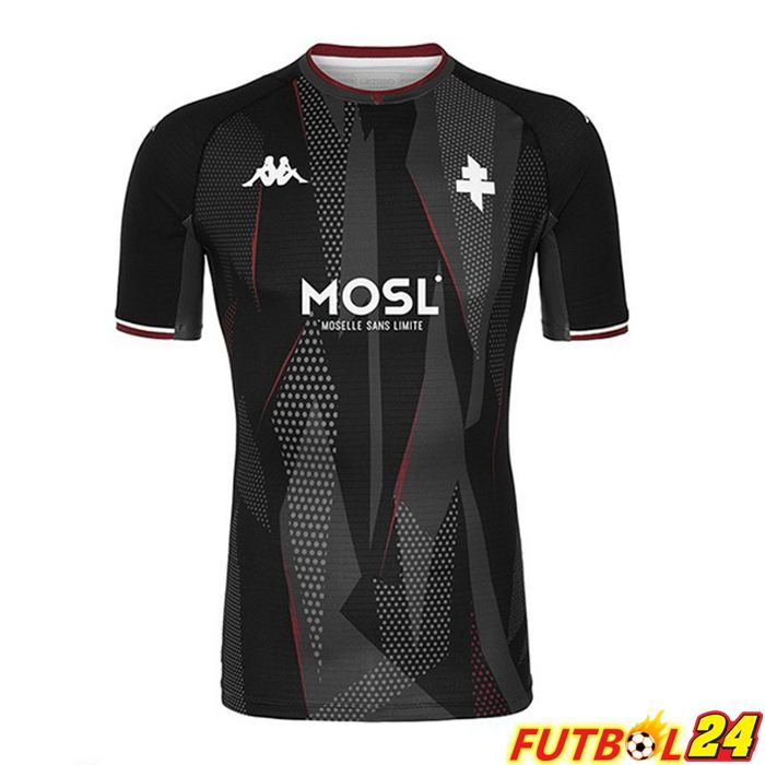 Camiseta Futbol FC Metz Tercero Negro 21/22