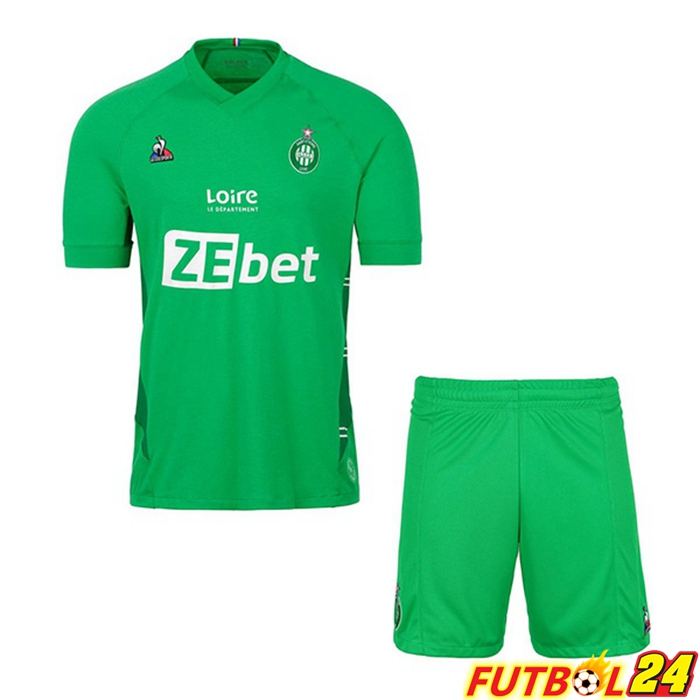 Camiseta Futbol AS St Etienne Niños Titular 21/22
