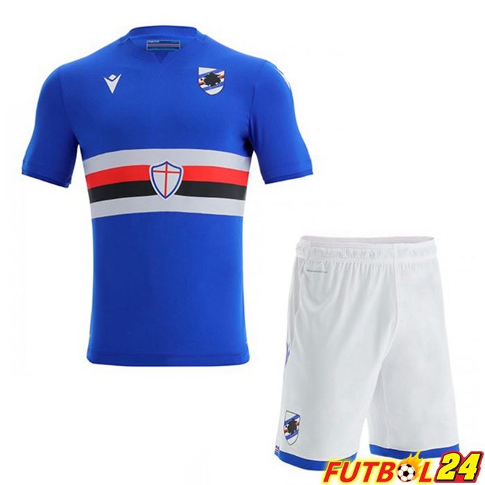 Camiseta Futbol UC Sampdoria Niños Titular Azul 21/22