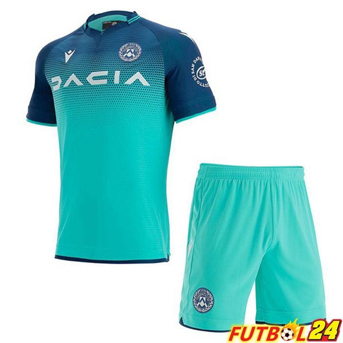 Camiseta Futbol Udinese Calcio Niños Alternativo Verde 21/22