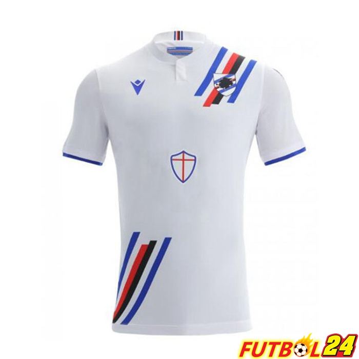 Camiseta Futbol UC Sampdoria Alternativo Blanca 21/22