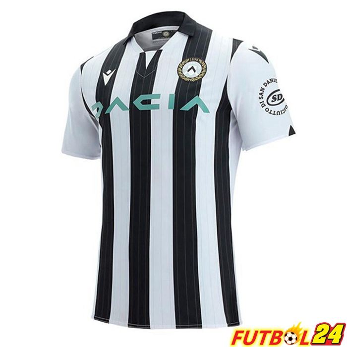 Camiseta Futbol Udinese Calcio Titular Negro Blanca 21/22