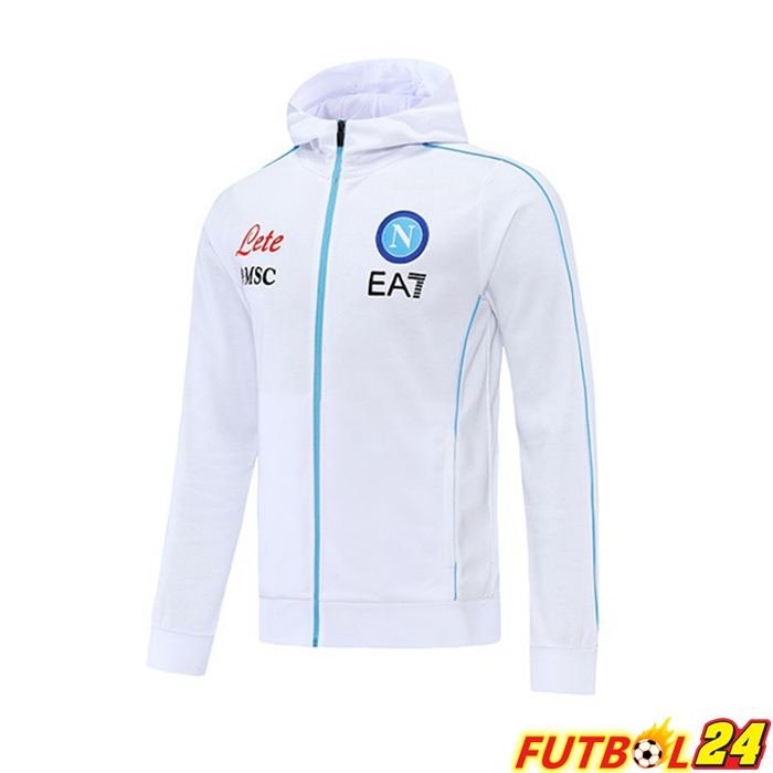 Chaquetas Futbol SSC Napoli + Pantalones Blanco 2021 2022