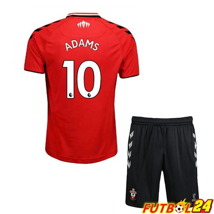 Camiseta Southampton FC (ADAMS 10) Niños Titular Rojo/Blanca 2021/22