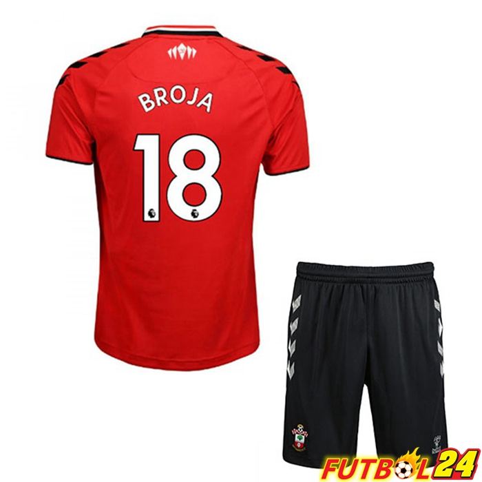 Camiseta Southampton FC (BROJA 18) Niños Titular Rojo/Blanca 2021/22