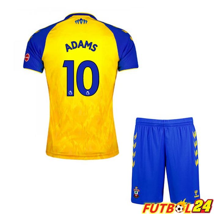 Camiseta Southampton FC (ADAMS 10) Niños Alternativo Amarillo 2021/22