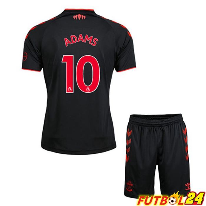 Camiseta Southampton FC (ADAMS 10) Niños Tercero Negro 2021/22
