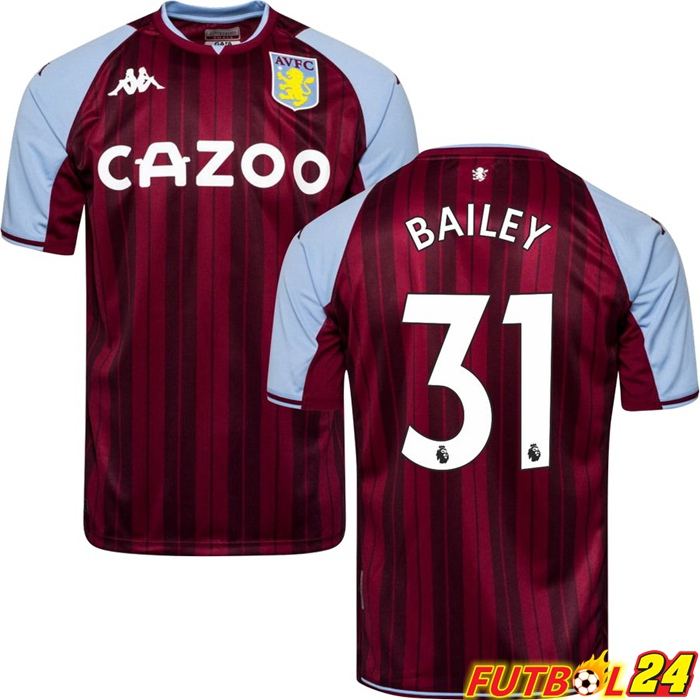 Camiseta Aston Villa (BAILEY 31) Titular 2021/2022