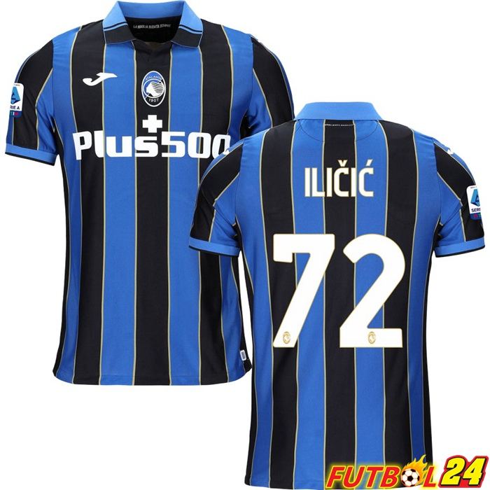 Camiseta Atalanta（ILICIC 72）Titular Azul/Negro 2021/2022