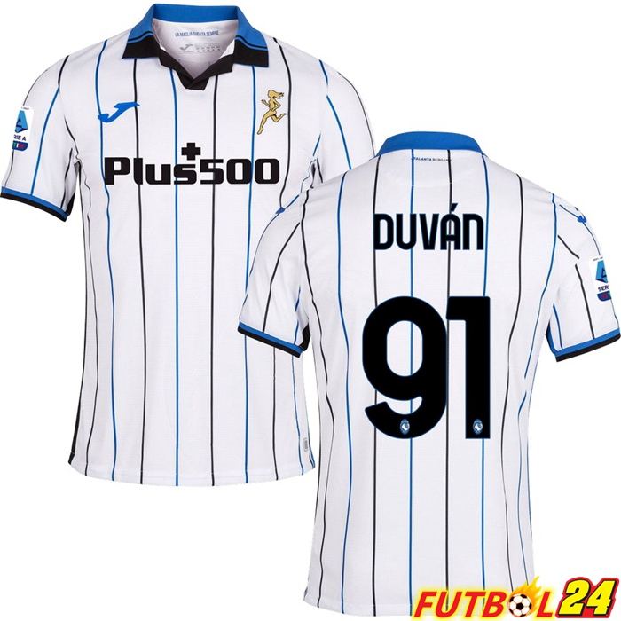 Camiseta Atalanta（DUVAN 91）Alternativo Blanca 2021/2022