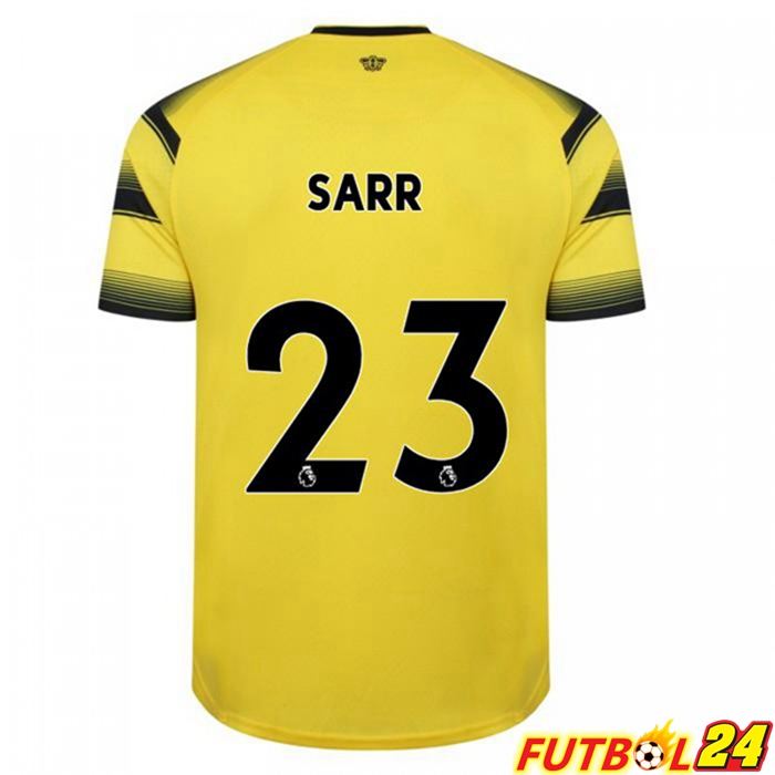Camiseta Watford FC (SARR 23) Titular Amarillo/Negro 2021/22