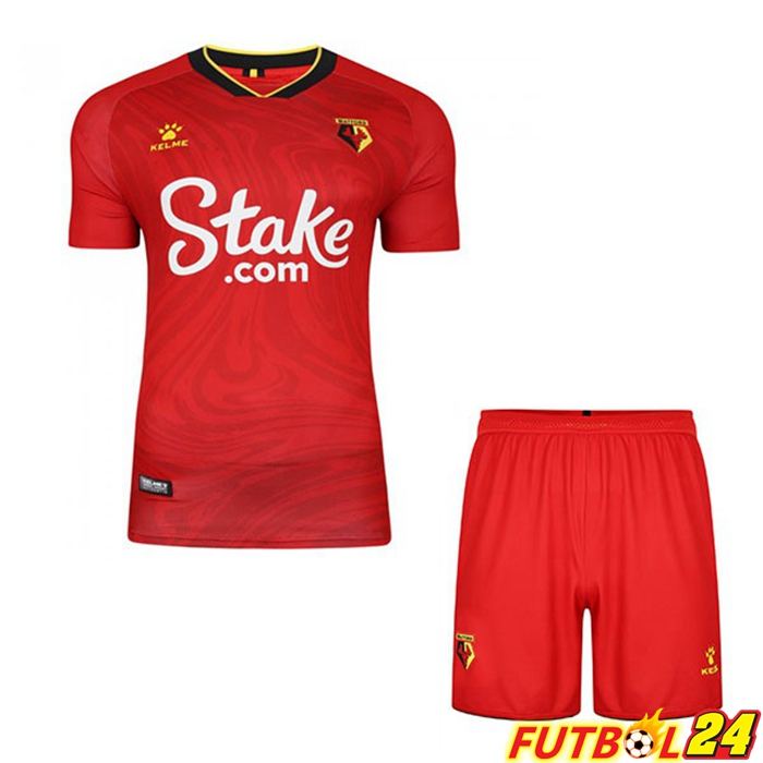 Camiseta Watford FC Niños Alternativo Rojo 2021/22