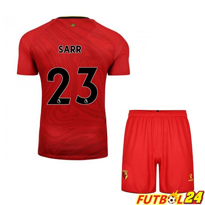Camiseta Watford FC (SARR 23) Niños Alternativo Rojo 2021/22