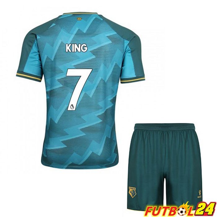 Camiseta Watford FC (KING 7) Niños Tercero Azul 2021/22
