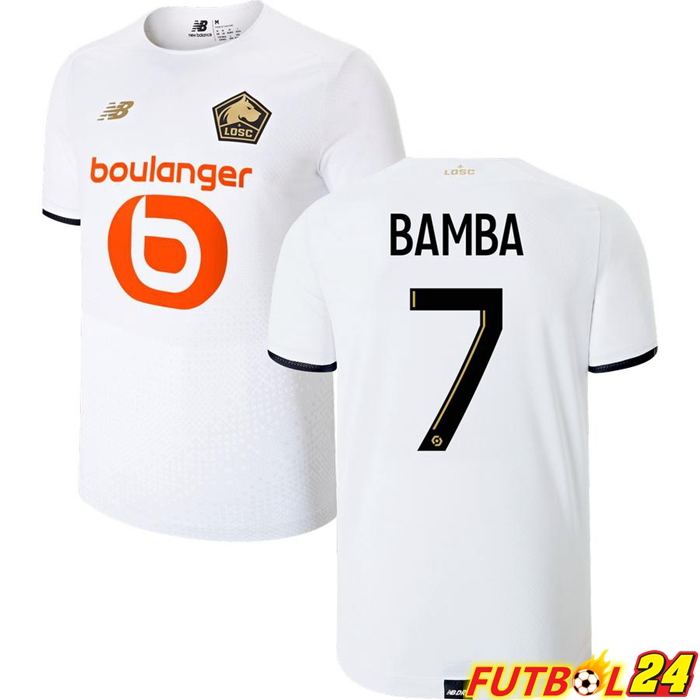 Camiseta Lille LOSC (BAMBA 7) Alternativo Blanca 2021/2022