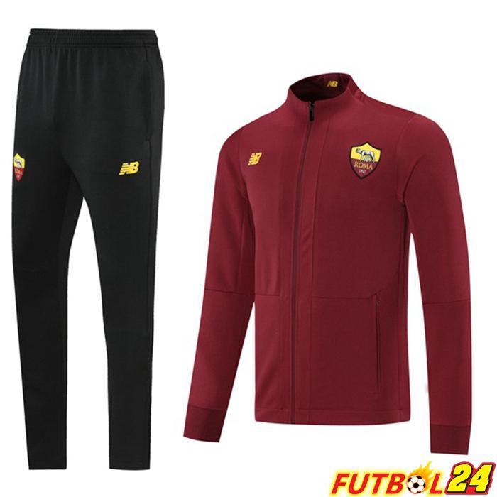Chaquetas Chandal Futbol AS Roma Rojo 2021/2022