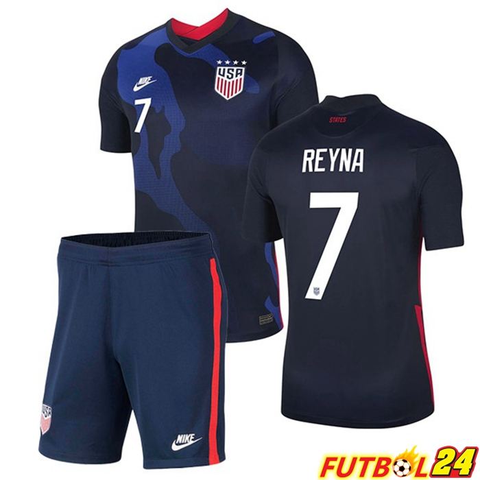 Camisetas Seleccion Estados Unidos (REYNA 7) Niños Alternativo 2020/2021