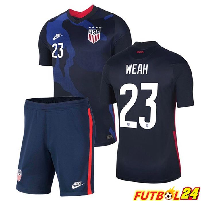 Camisetas Seleccion Estados Unidos (WEAH 23) Niños Alternativo 2020/2021