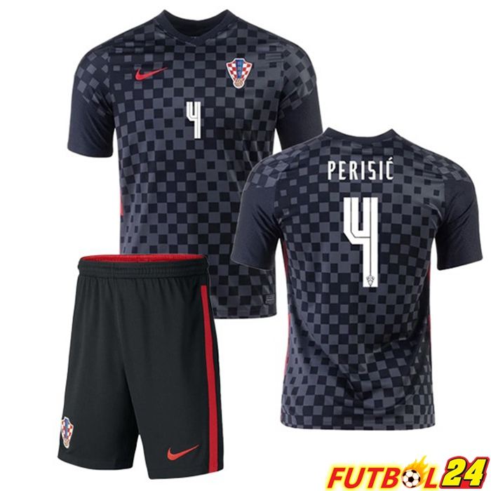 Camisetas Seleccion Croacia (PERIŠIĆ 4) Niños Alternativo 2020/2021