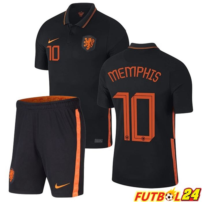 Camisetas Seleccion Países Bajos (MEMPHIS 10) Niños Alternativo 2020/2021