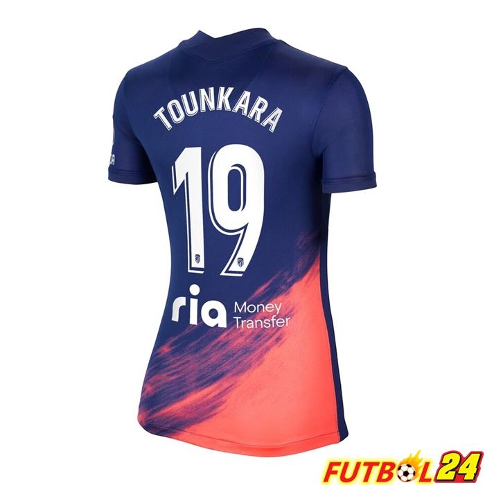 Camiseta Atletico Madrid (Cunha 19) Mujer Alternativo Azul Marino 2021/2022