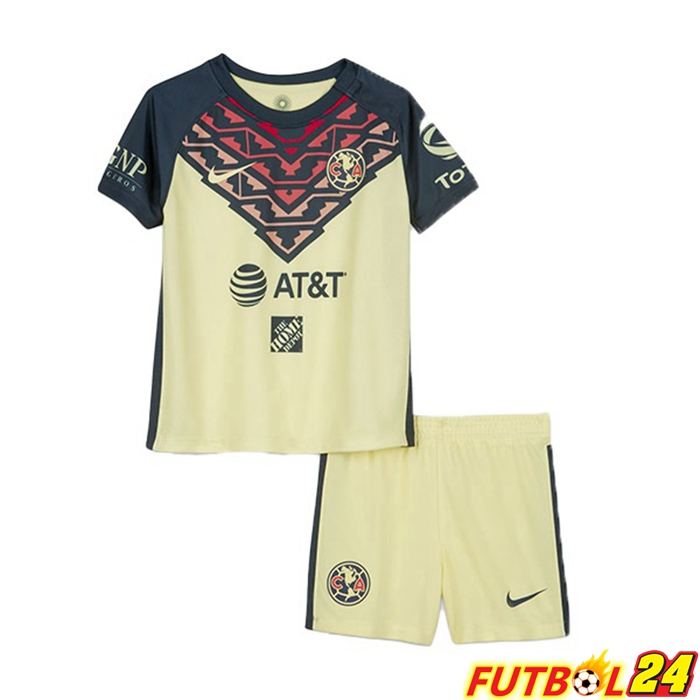 Camiseta Club America Niños Titular Amarillo 2021/22