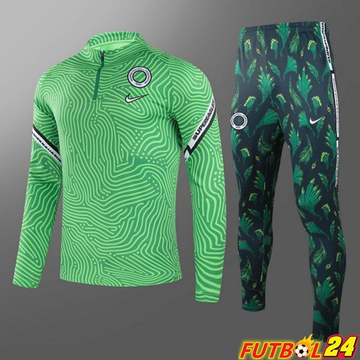 Chaquetas Chandal Niño Niño Nigeria Verde Claro 2021/2022