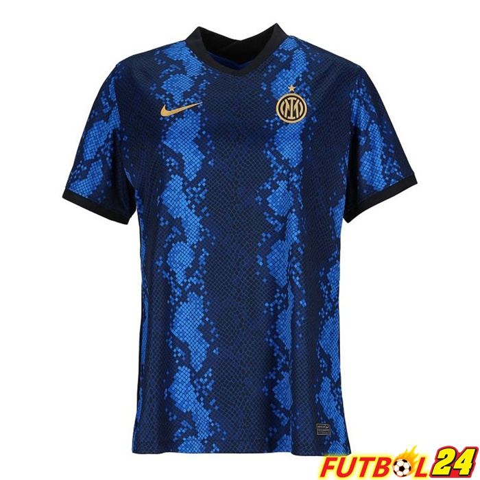 Camiseta Futbol Inter Milan Mujer Titular Azul 2021/2022