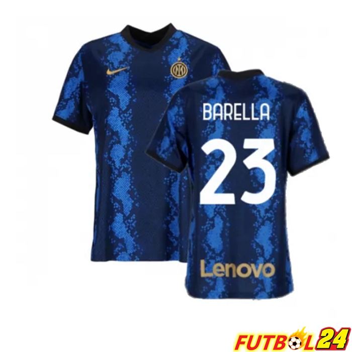 Camiseta Inter Milan（BARELLA 23）Mujer Titular Azul 2021/2022