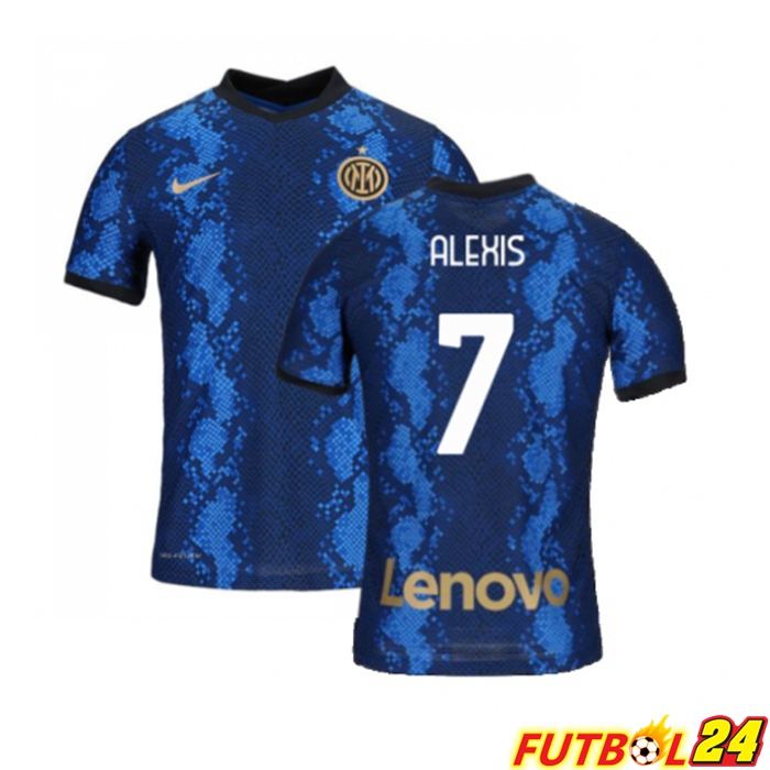 Camiseta Inter Milan（ALEXIS 7）Mujer Titular Azul 2021/2022