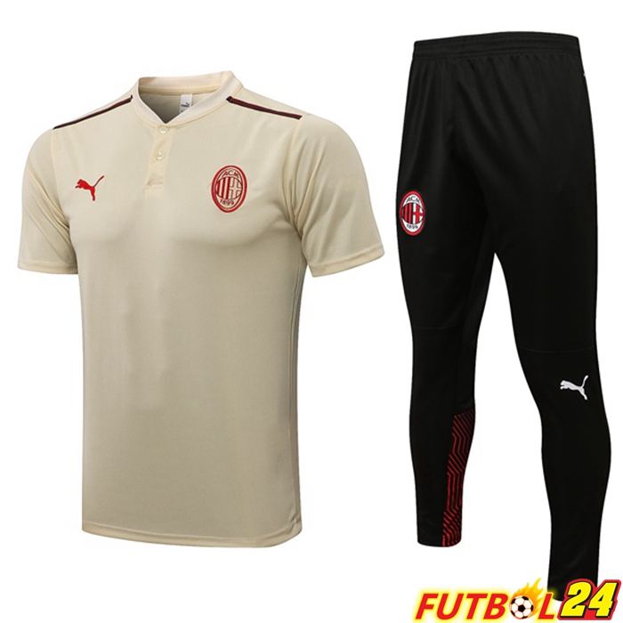 Camiseta Polo AC Milan + Pantalones Amarillo 2021/2022