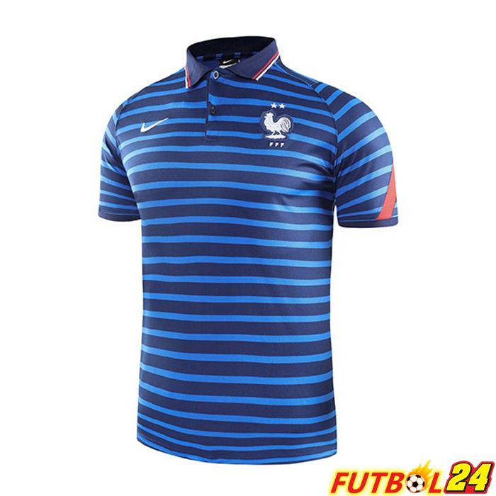 Camiseta Polo Francia Azul 2021/2022