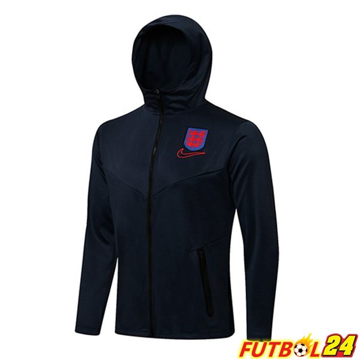 Sudadera Entrenamiento Capuche Inglaterra Azul Royal 2021/2022
