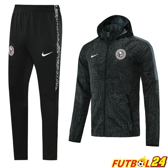 Chandal Futbol- Rompevientos Club America Negro 2021/2022