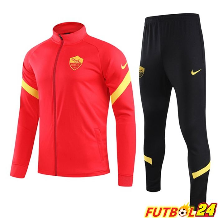 Chaquetas Chandal Futbol AS Roma Rojo 2021/2022