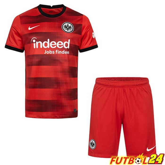 Camiseta Eintracht Frankfurt Niños Alternativo Rojo 2021/22